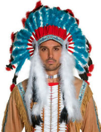 Authentic Native American Indian Feather Headdress