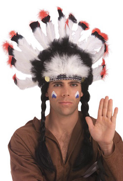 Economy Native American Indian Feather Headdress