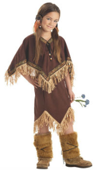 Princess Wildflower Native American Indian Girl Costume