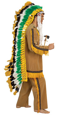 Realistic Native American Chief Headdress