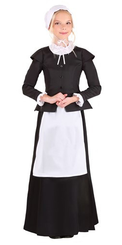 Traditional Pilgrim Girl Dress Costume