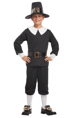 Kids Pilgrim Boy Costume