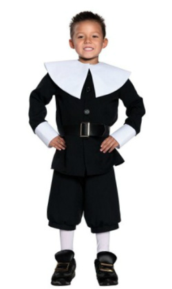 Kids Pilgrim Boy Costume