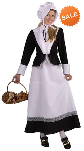 Pilgrim Woman Dress Costume
