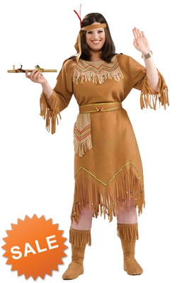 Plus Size Indian Woman Costume