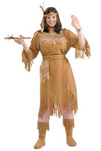 Plus Size Indian Woman Costume