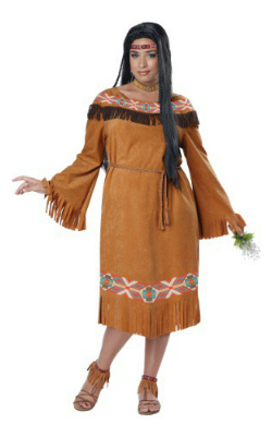 Women's Plus Size Classic Indian Maiden Costume