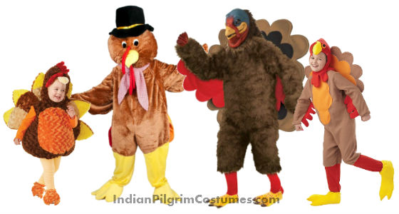 Turkey Costumes for Thanksgiving